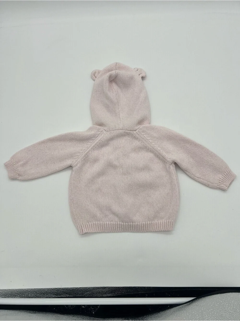 Gymboree Baby Girl Pink Sweater 3-6 Months Cotton Hooded